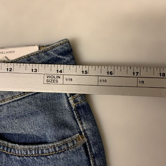 Zara NWT High Rise Floral Embroidered Sequined Distressed Boyfriend Jeans Size 2 - Picture 13 of 16